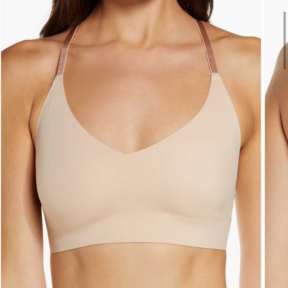 NWOT True & Co Triangle Lace Racerback Bralette Size Medium